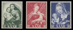 SAAR Scott # 250-2, 1954 Immaculate Conception (Set iof 3)