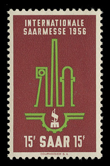SAAR Scott # 260, 1956 International Fair at Saarbrucken