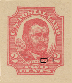 U.S. Scott # UX  25T2, UPSS #S35Bg-1 1911 2c Ulysses S. Grant, red on buff, Type 2 - Mint Postal Card (See Warranty)
