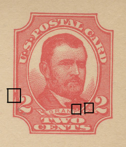 U.S. Scott # UX  25T2, UPSS #S35Bg-2 1911 2c Ulysses S. Grant, red on buff, Type 2 - Mint Postal Card (See Warranty)