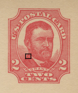 U.S. Scott # UX  25T2, UPSS #S35Bk 1911 2c Ulysses S. Grant, red on buff, Type 2 - Mint Postal Card (See Warranty)