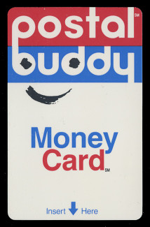 U.S. Scott # CVUXMC92, 1992 Postal Buddy "Money Card", used for payments/refunds at Postal Buddy Machines