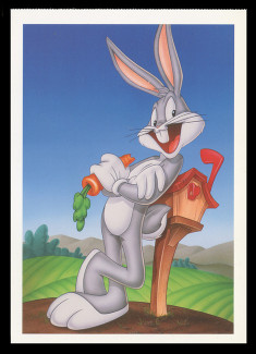 U.S. Scott # UX 281, 1997 20c Warner Brothers, Bugs Bunny - Mint Picture Postal Card