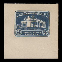 U.S. Scott # U 528, 1932 5c Washington Bicentennial - Mint Full Corner