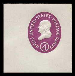 U.S. Scott # U 536, 1958 4c Franklin, Die 1 - Mint Full Corner