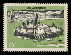 Chicagoland Poster Stamps of  1938 - # 25 Archimedes, 1835
