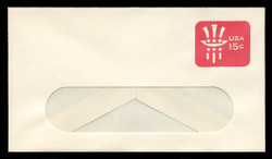 U.S. Scott # U 581 1978 15c Uncle Sam - Mint Envelope, UPSS Size 12-WINDOW