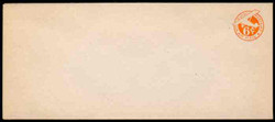 U.S. Scott # UC  5N 1944 6c Plane, Orange Background, Die 2c, NO Border - Mint Envelope, UPSS Size 23