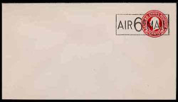 U.S. Scott # UC  8 1945 6c on 2c (U429) Washington, Die 1 - Mint Envelope, UPSS Size 13