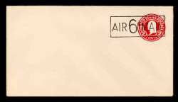 U.S. Scott # UC  8a 1945 6c on 2c (U429f) Washington, Die 7 - Mint Envelope, UPSS Size 10