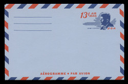U.S. Scott # UC 39 1967 13c President John F. Kennedy - Mint Air Letter Sheet