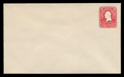 U.S. Scott # U 385, 1903 2c Washington, carmine on white - Mint Envelope, UPSS Size 11