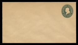 U.S. Scott # U 404, 1907-16 1c Franklin, green on manila, Die 1 - Mint Envelope, UPSS Size 10