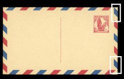 U.S. Scott # UXC  3 C/UPSS #SA3-TC 1958 5c Eagle, red on buff, with red & blue border, Type C - Mint Postal Card (See Warranty)