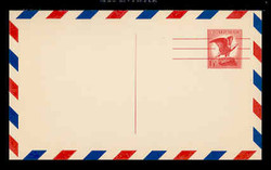 U.S. Scott # UXC  4FM/UPSS #SA4bFM 1963 6c Eagle, red on buff, Precancelled - Mint Postal Card, FLUORESCENT (Medium Bright) PAPER (See Warranty)