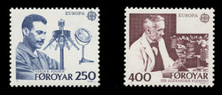 FAROE ISLANDS Scott #  95-6, 1983 EUROPA - Nobel Prizewinners in Medicine (Set of 2)