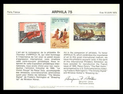 Brookman PS18/Scott SC42 1975 Arphila '75 Souvenir Card