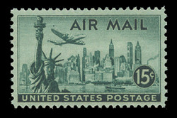 U.S. Scott # C  35, 1947 15c Statue of Liberty