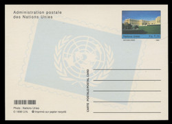 U.N.GEN Scott # UX 14, 1998 1.10fr Palais de Nations - Mint Postal Card