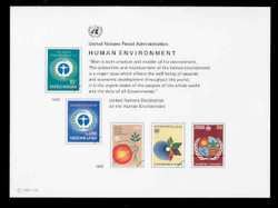 U.N. Souvenir Card # 21 - Human Environment