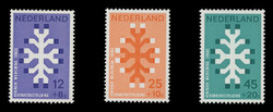 NETHERLANDS Scott # B 449-51, 1969 Queen Wilhelmina Fund, 20th Anniversary (Set of 3)