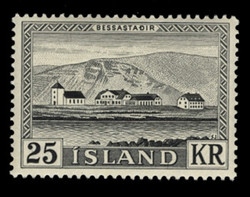 ICELAND Scott #  305, 1957 Bessastadir, the President's Residence