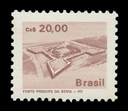BRAZIL Scott # 2069, 1986 20cz Principe da Beiro Fort, Mato Dentro
