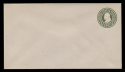 U.S. Scott # U 420d/10, UPSS #2044/38 1915-32 1c Franklin, green on white, Die 5 - Mint (See Warranty)