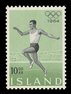 ICELAND Scott #  369, 1964 18th Olympic Games, Tokyo