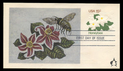 U.S. Scott #U599 15c Honeybee Envelope First Day Cover.  Andrews cachet.