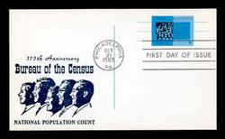 U.S. Scott #UX53 4c Census Bureau Postal Card First Day Cover.  Centennial cachet.