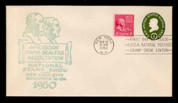 U.S. Scott #U532 1c Benjamin Franklin Envelope First Day Cover.  Day Lowry Aristocrat cachet.  Rubber Stamp.