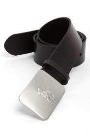 Ralph Lauren Polo Belt Stainless Steel Plaque Buckle (Black)