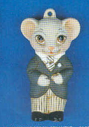 A-382 Mouse Groom Ornament