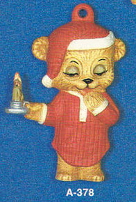 A-378 Teddy Bear w/ Candle