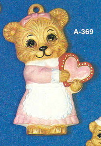 A-369 Teddy Bear Valentine Girl