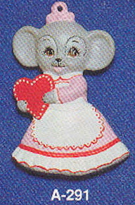 A-291 Valentine Girl Mouse