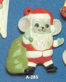A-285 Santa  Mouse w/Bag