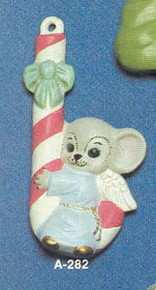 A-282 Angel Mouse on Candy Cane
