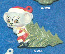 A-254 Santa Mouse w/ Xmas Tree