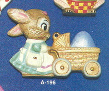 A-196 Girl Bunny w/ Buggy