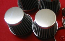 2 POD FILTERS 35MM CB125 KH250 DT80 RD125 RD200 GT185