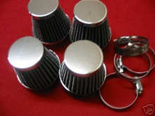 CB550 4x POD FILTERS 35MM CB400F CB125 KH250 RD200 GT185
