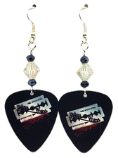 Judas Priest Rock Band Guitar Pick Earrings, Handmade in USA