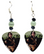 Michael Jackson Guitar Pick Earrings, Handmade in the USA