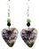 Maine Coon Cat Tabby Kitten Guitar Pick Earrings, Handmade in USA