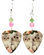 Persian Cats, Kittens Guitar Pick Earrings, Handmade in USA