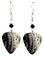 Music Notes on Guitar Pick Beaded Earrings, Handmade in the USA