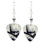 Batman Guitar Pick Earrings, Handmade in the USA