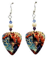 The Flash Guitar Pick Earrings, Handmade in the USA